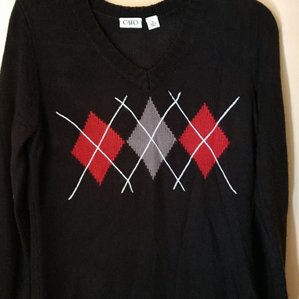 Cato's women's v-neck cardigan size medium